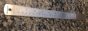 Image of STAEDTLER 12"STAINLESS STEEL RULER
