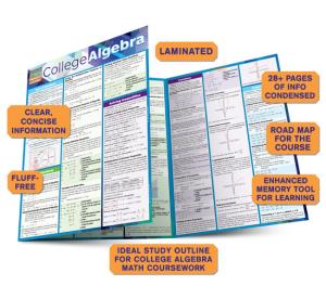 Image of COLLEGE ALGEBRA QuickStudy Barchart