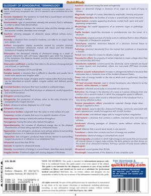 Image of SONOGRAPHY TECH QuickStudy Barchart